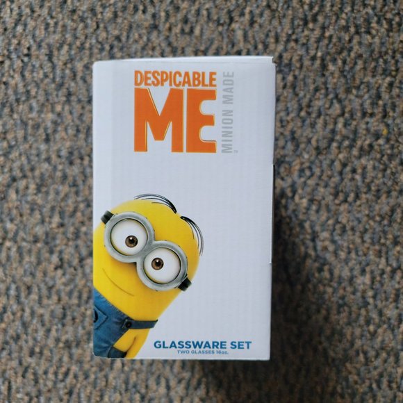 NIB Despicable Me Collectible Glassware Set of 2 Glasses - Picture 8 of 10